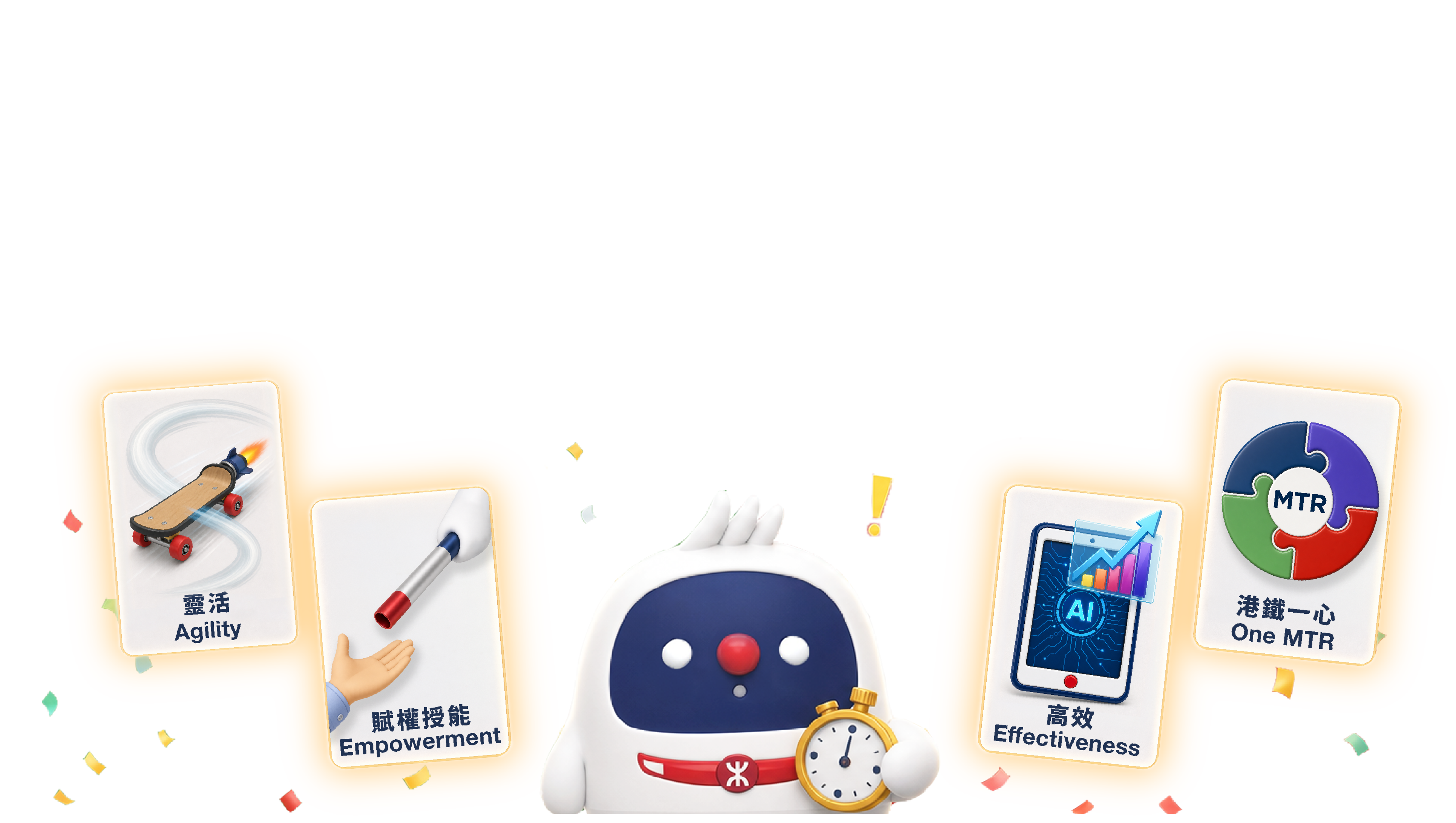 港鐵吉祥物與計時器